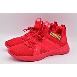 New Puma Women's 7 Soft Foam Optimal Comfort Red/Gold Sneaker